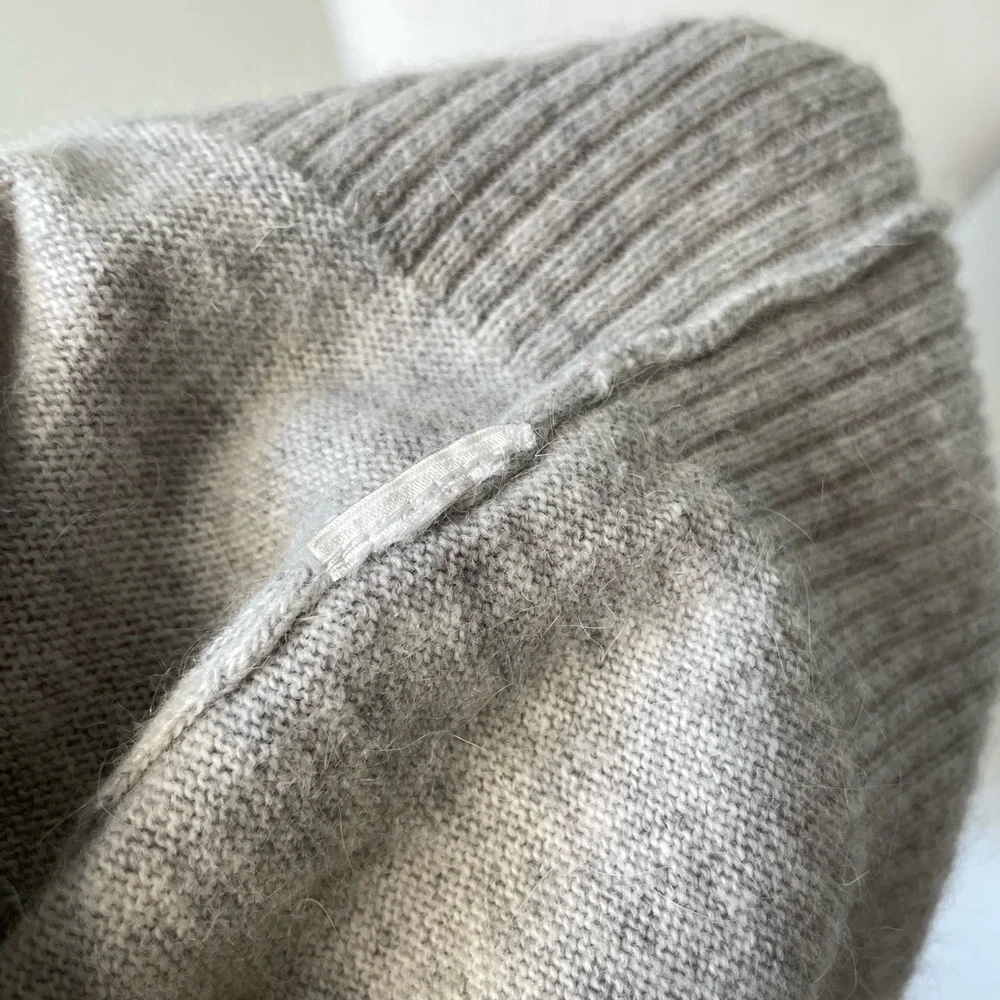 Zara Angora Blend Sequin Cowl Sleeveless Sweater M - Picture 8 of 8